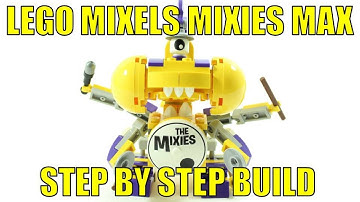 LEGO MIXELS SERIES 7 MIXIES MAX STEP BY STEP BUILD