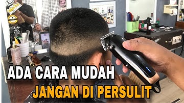 Update Tutorial Potong Rambut Dirumah Paling Gampang | Buzzcut🔥