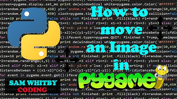 How to Move an Image in Pygame