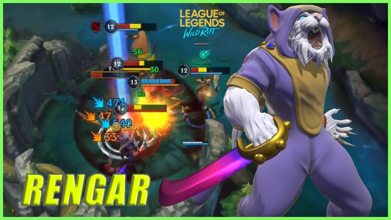 Wild Rift RENGAR Montage - Best RENGAR Plays | LoL Wild Rift Montage ...