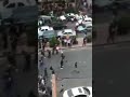 Iranian Protesters in Amol Confront Riot Police #shorts