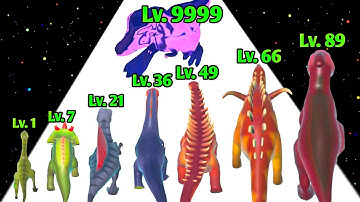 Dino Run: Dinosaur Game - Level Up Dino Runner Max Level Gameplay (New Update)