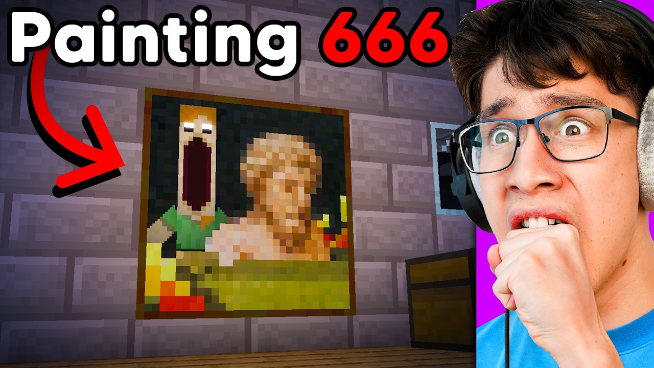 Testing Scary Minecraft Myths Trapped Inside Paintings…