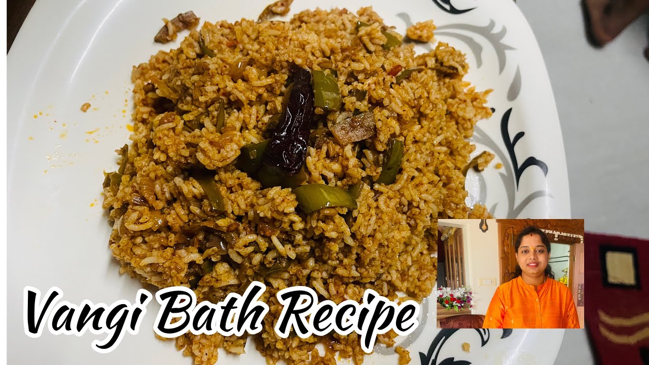 Vangi Bath Recipe in Kannada How to make Home Style Vangi Bath Recipe