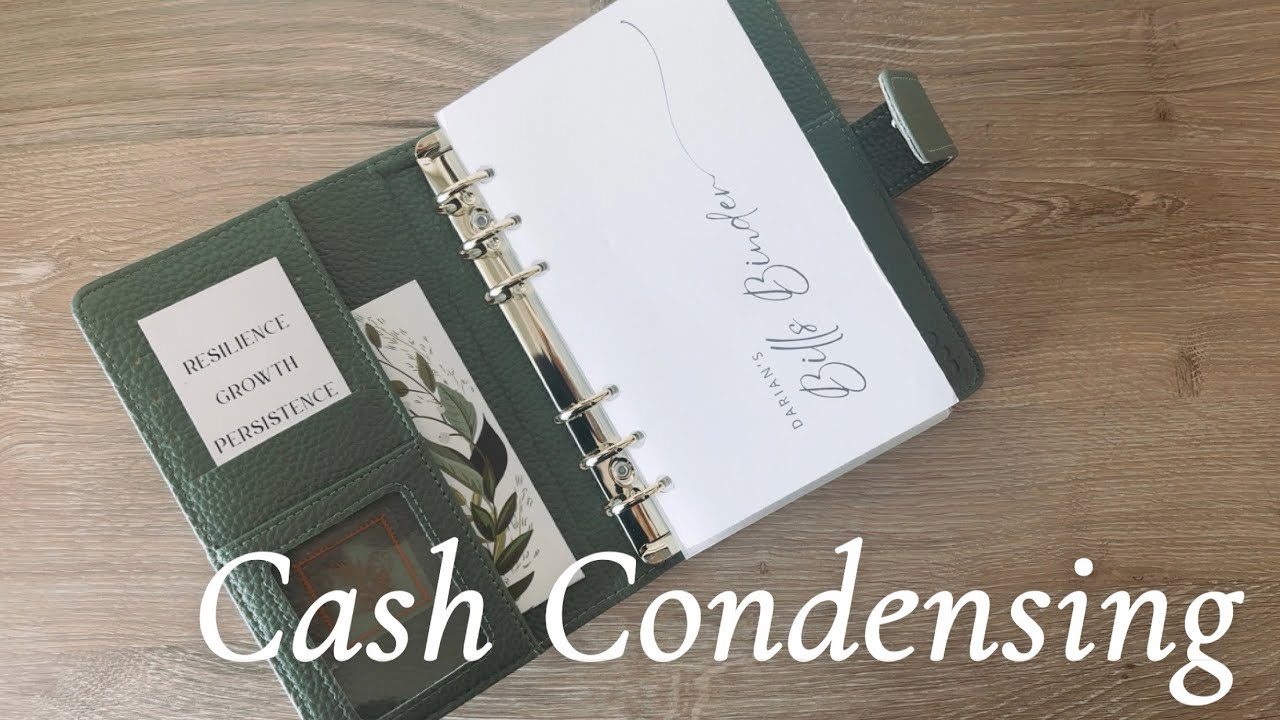 Cash Condensing | Making My Envelopes Smaller | No New Placeholders… YET. 