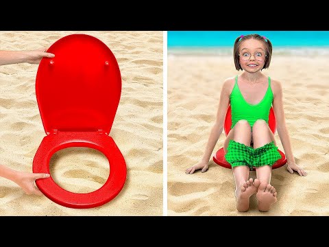 COOL TRAVEL HACKS FOR CRAFTY PARENTS || Gadgets For The Perfect Summer by 123 GO! FOOD