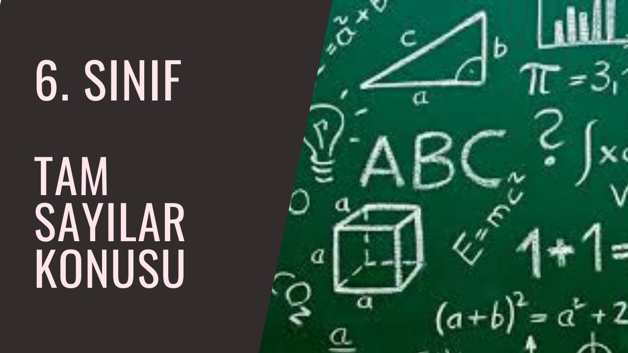6. Sınıf Tam Sayılar Konusu - YouTube