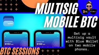 BLUE WALLET MOBILE BITCOIN MULTISIG - Create A Vault With Only Two Phones! screenshot 5