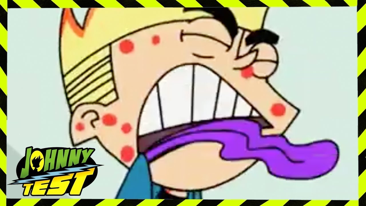 Johnny Test S3 Episode 7 Johnnyitis // Johnny Moustache Videos for