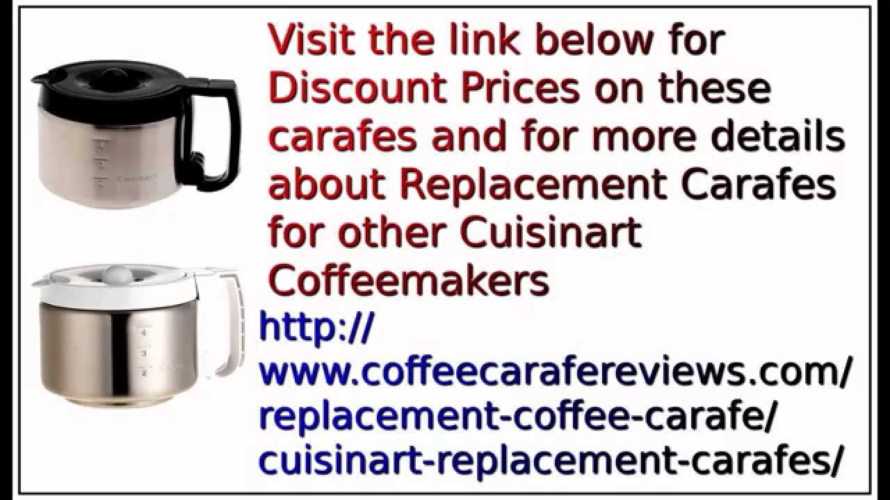 Where can you find a Cuisinart replacement carafe?