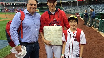 Trea Turner 1st stolen base----the ACTUAL base 9/1/15 Washington Nationals