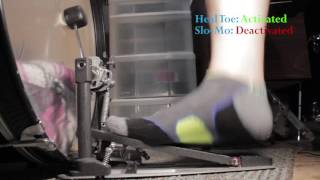 "Heel Toe" technique in slow motion