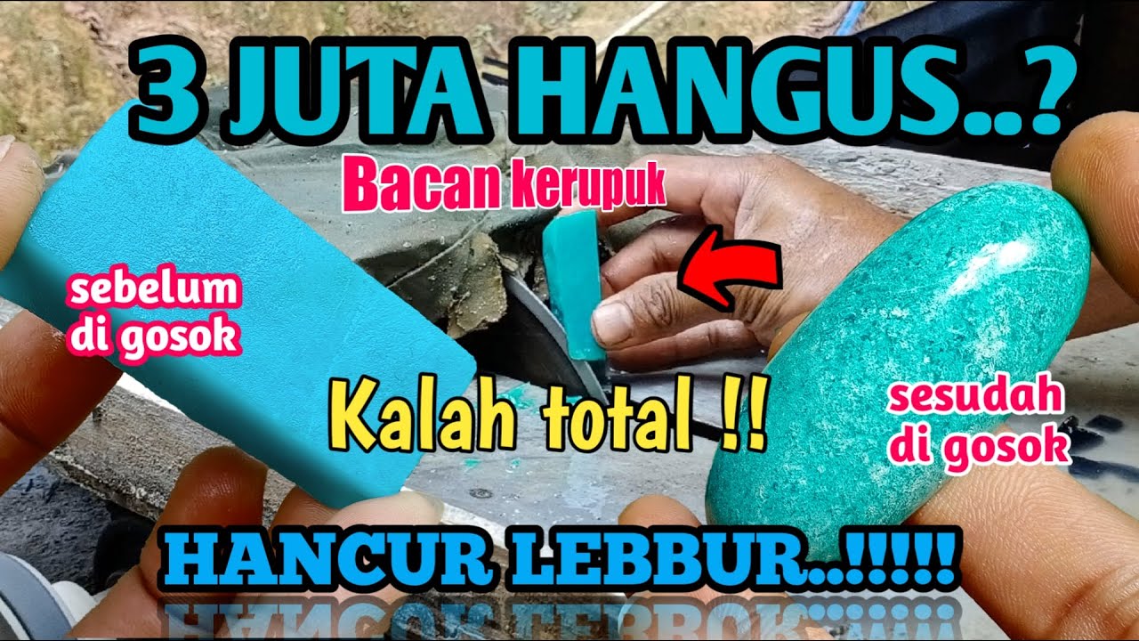 Ketipu beli bahan Bacan doko [Setelah di poles hancur lebbur..!!!