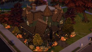 Halloween Ready Family Home // The Sims 4: Speed Build (With CC)