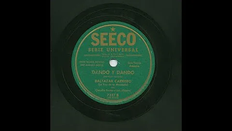 Baltazar Carrero - Dando Y Dando - Seeco 7337B