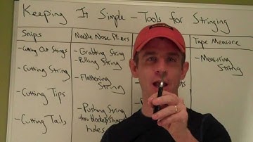 Tennis Stringing Tools