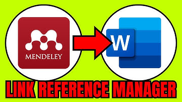 How To LINK Mendeley Reference Manager And Microsoft Word (FULL GUIDE) 2025