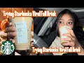 Trying Starbucks Viral Pumpkin Spice Fall Drink