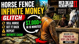RDR2 Horse Fence Infinite Money Glitch EASY! – $7,000+ in 10 Minutes!