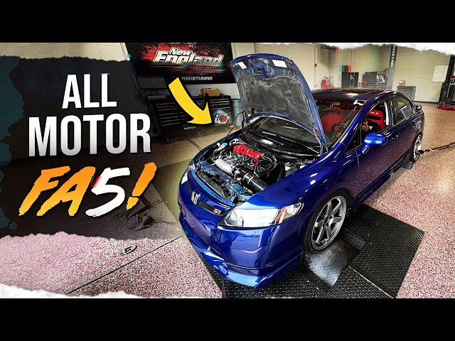 260hp K-Series Budget Build Fa5 Civic Si hits the dyno! class=