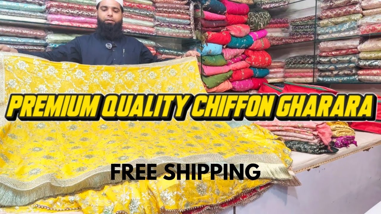 Premium Quality Chiffon Gharara | Best Gharara Shop In Delhi | Ghararas In Batla house