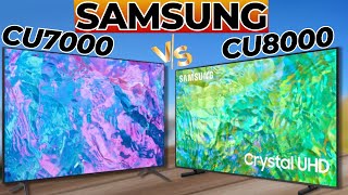 Samsung CU7000 VS Samsung CU8000 2024 Comparison - Which One Is The Best Samsung TV