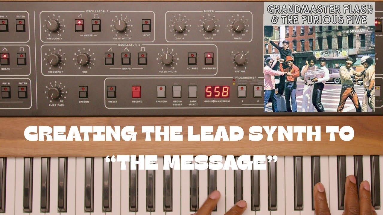 Lets Create The Iconic Synth Lead to Grandmaster Flash - The Message