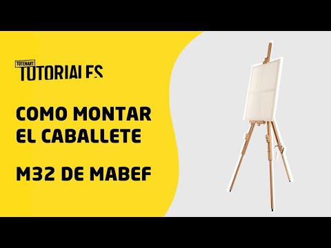 Material Bellas Artes - Pintura - Caballete-mesa plegable de madera M32  Mabef