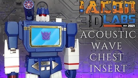 Iacon 3D labs Chest Insert for Robot Paradise Acoustic Wave!