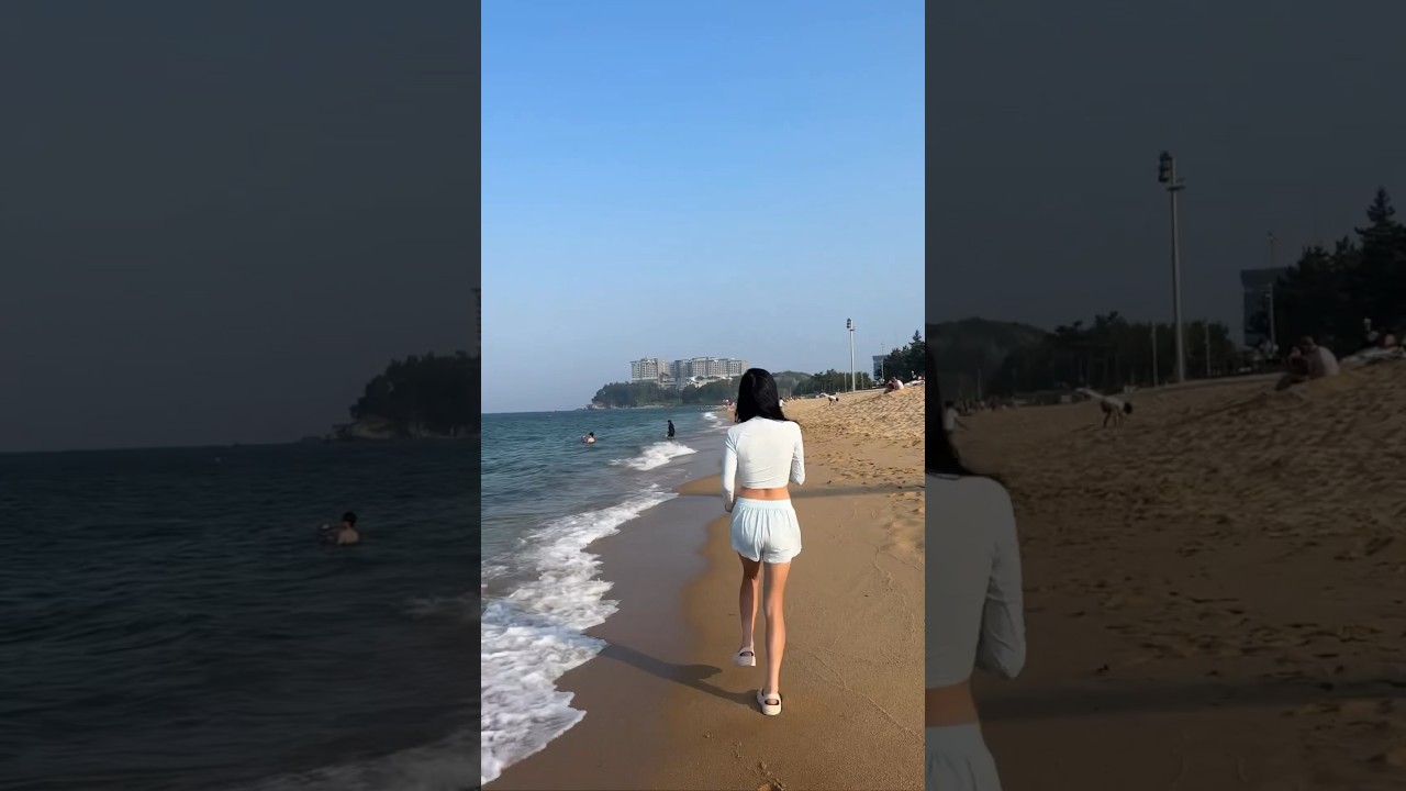 행복했던 바다순이의 속초해수욕장 짧은 여행 #쇼츠 #속초여행