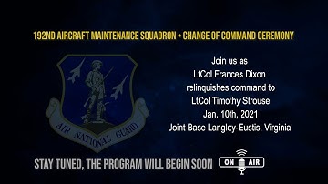 192nd Wing Change of Command Ceremonies