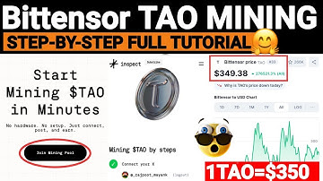 Bittensor TAO Mining  Add Wallet Address For Claim Step Guide | Inspect Tao Mining Tutorial 🤗