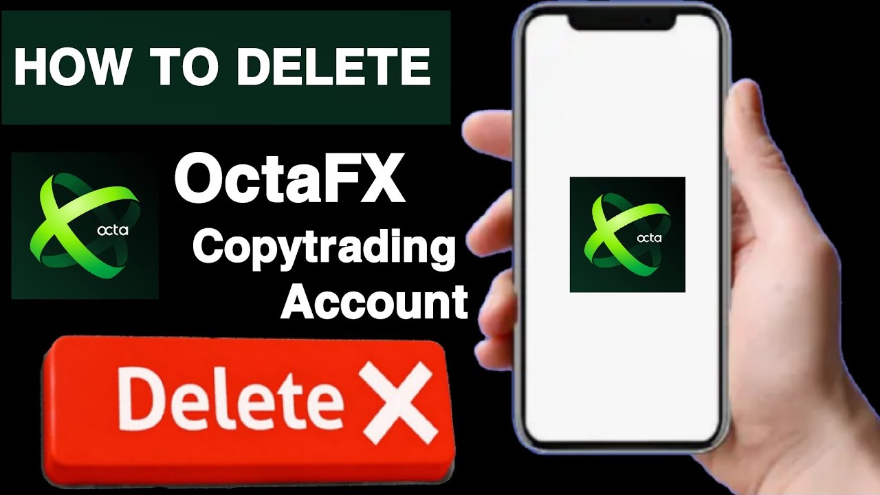 How to delete octafx copy trading account||Octafx copytrading account delete kaise karen||UT 55