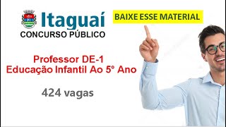 Concurso Itaguaí 2020 - Professor DE-1/Simulados Preparatórios screenshot 5