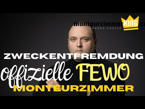 Zweckentfremdungsgesetz - was ist bei offizieller FEWO oder Monteurzimmer zu tun?