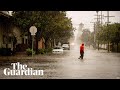 California battered by hurricane-force winds and heavy rain