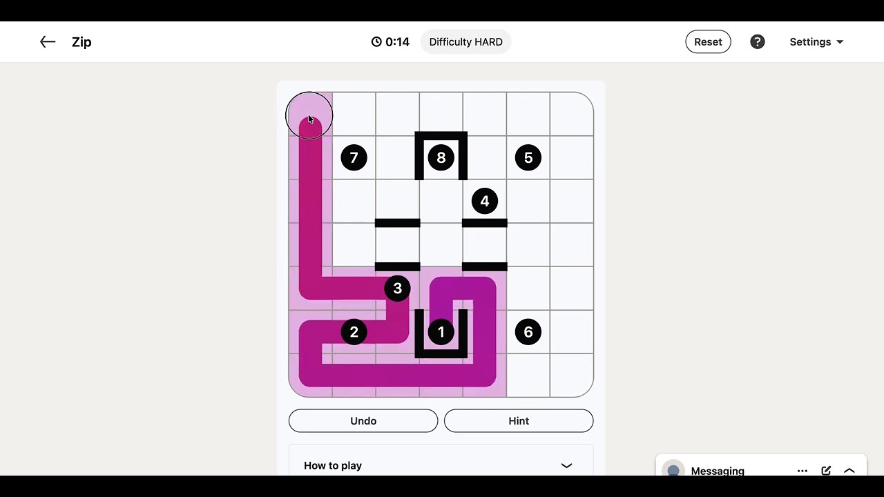 LinkedIn Zip Answer Today | 13 September 2026 - Puzzle #545