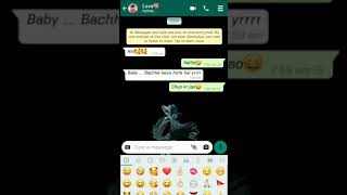 husband wife Whatsapp chat // new funny chat 2021//#shorts screenshot 2