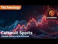 Catapult Sports CEO on AI, F1, record revenue & growth strategy