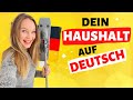 HAUSHALT AUF DEUTSCH I Deutsch lernen a2, b1, b2