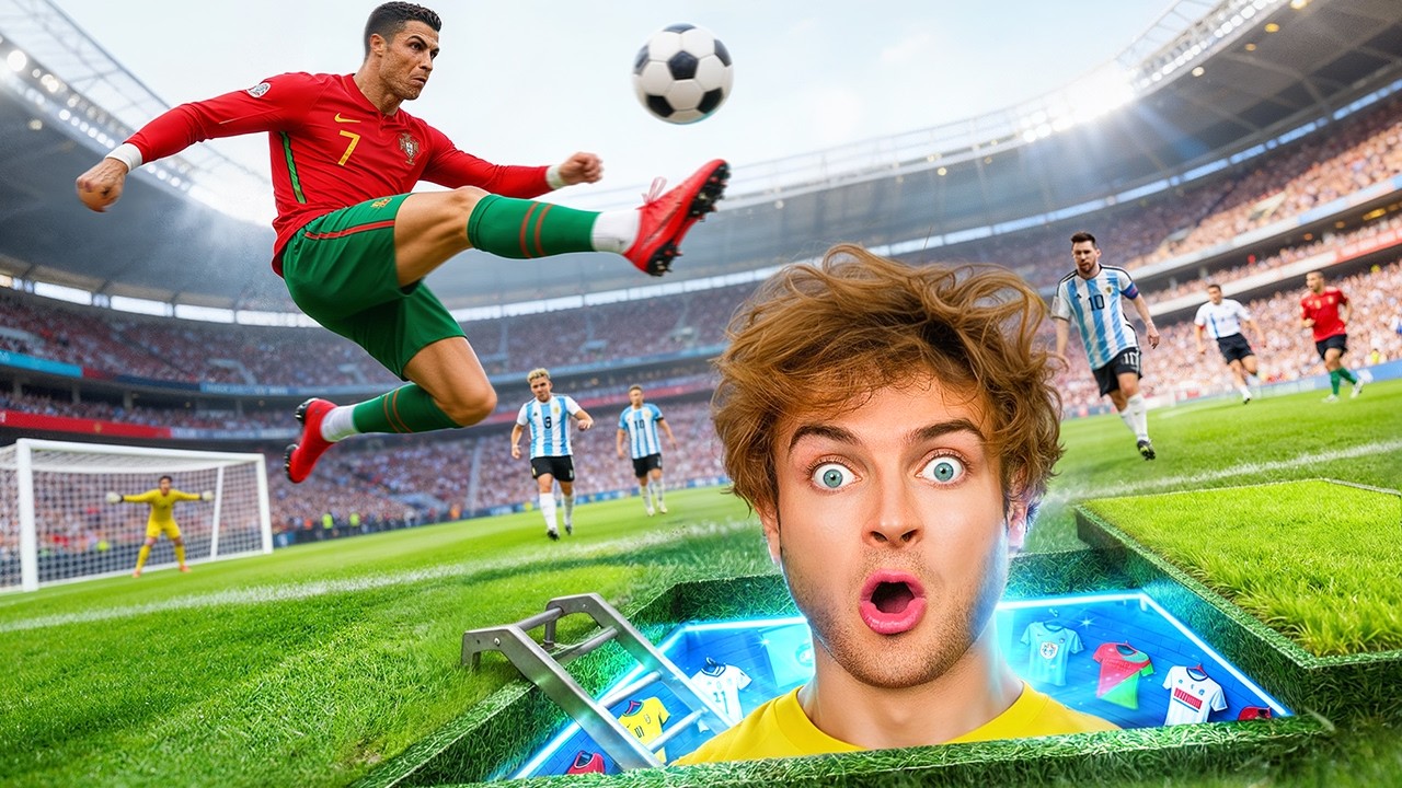 Я построил 5 СЕКРЕТНЫХ КОМНАТ для Роналду