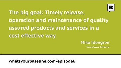 Ep. 6 - Agile and Architecture: Mike Idengren
