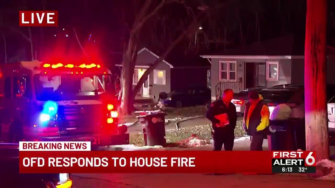 Omaha Fire Department responds to house fire - YouTube