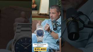 Brad Pitts Iconic Watch Collection Patek Philippe, Vacheron & Breitling