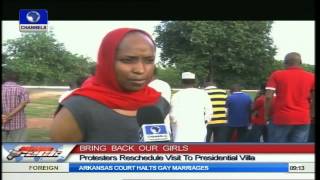 Bring Back Our Girl: Protesters Reschedule Visit To Presidential Villa Guide