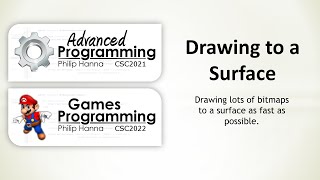 Week 4 - Android Games Programming (CSC2021) - Drawing Bitmaps to a Surface Demo Net Worth