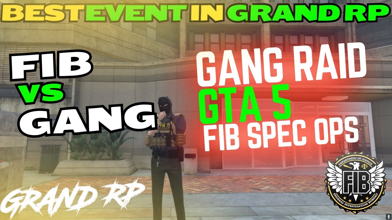 Grand RP: FIB Takes Down Gang Armory - YouTube