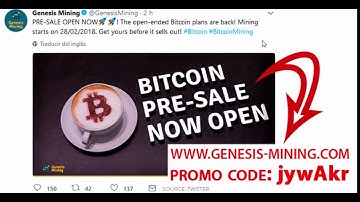 Genesis Mining Bitcoin Plans Are Back!!! Promo Code: jywAkr
