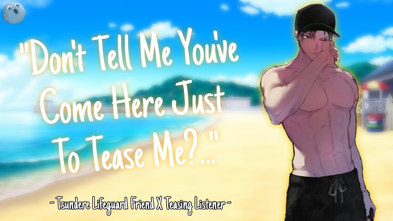 Tsundere Lifeguard Applies Your Sunscreen [ASMR Roleplay] [Teasing] [M4A]