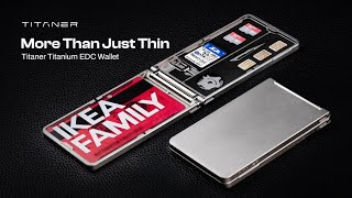Titaner Titanium EDC Wallet, More Than Just Thin Profile